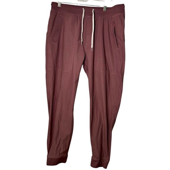 Vuori Meta Jogger Maroon Drawstring Activewear Sweatpants #V436 Men’s XL - Picture 1 of 4